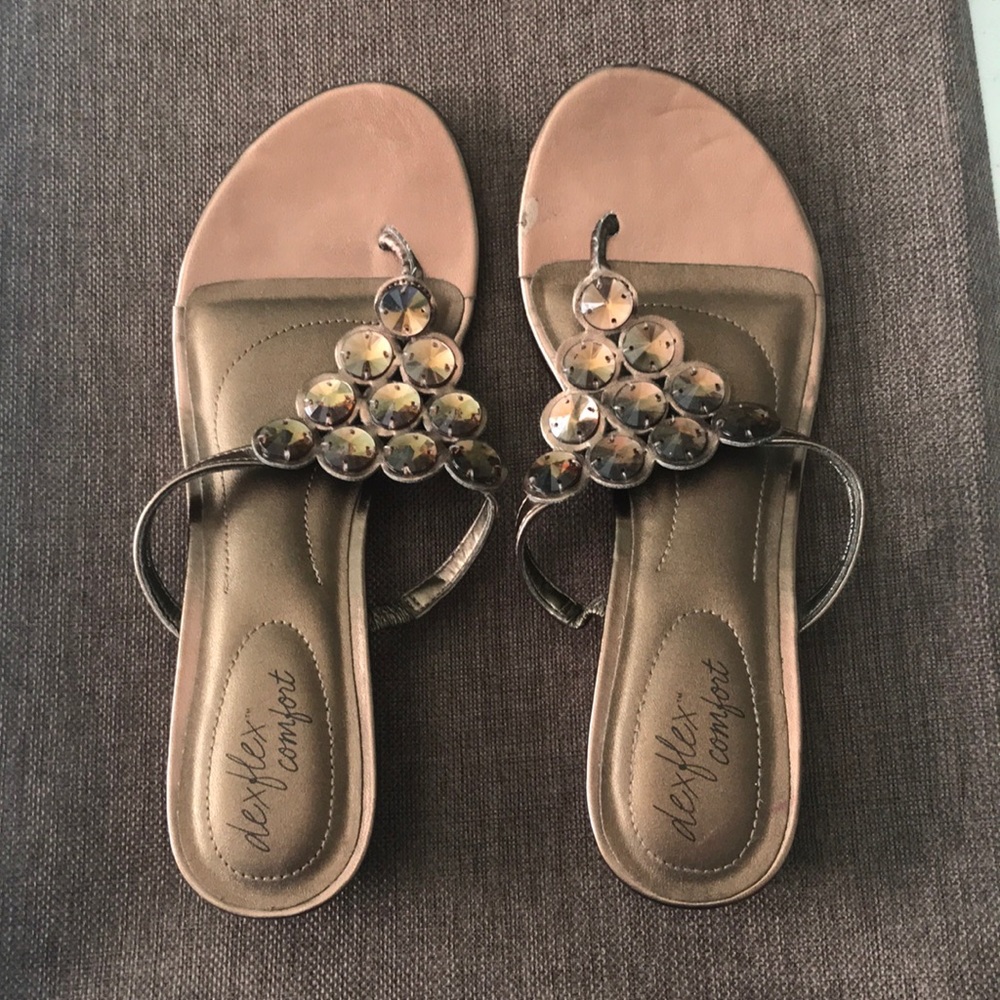 Dexflex Comfort Gold Sandals